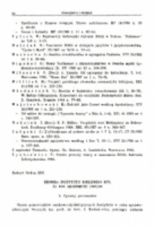 Kronika Instytutu Biblijnego KUL za rok akademicki1987/88.