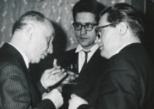 Sympozjum Prawa Naturalnego, 10.IV.1969 r. : doc. K. Studentowicz, dr Ł. Czuma i ks. doc. W. Piwowarski.