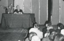 Prof. W. Tatarkiewicz na KUL-u (maj 1970 r.)
