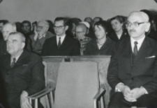 W 30 rocznicę śmierci prof. Cz. Martyniaka, 6.III.1970 r. : w czasie akademii.