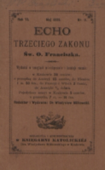 Echo Trzeciego Zakonu Św. o. Franciszka. R. 6, nr 11 (1889)