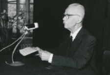 50-lecie Koła Filozoficznego Studentów KUL (1921-1971) : prof. Tadeusz Kotarbiński wygłasza odczyt