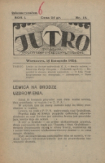 Jutro. R. 1, nr 18 (1924)