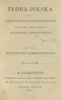 Rozrywki Przyjemne i Pożyteczne. T. 6 (1826)