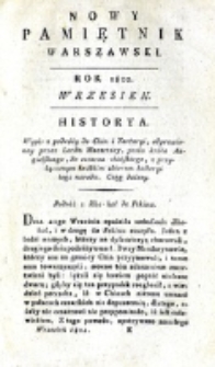 Nowy Pamiętnik Warszawski : [dziennik historyczny, polityczny, tudzież nauk i umiejętności]. T. 7 (wrzesień 1802)