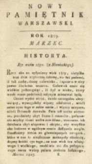 Nowy Pamiętnik Warszawski : [dziennik historyczny, polityczny, tudzież nauk i umiejętności]. T. 9 (marzec 1803)
