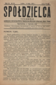 Spółdzielca.R. 3, nr 19 (1919)
