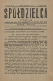 Spółdzielca. R. 3, nr 24 (1919)