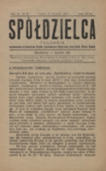 Spółdzielca. R. 3, nr 26 (1919)