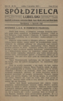 Spółdzielca Lubelski. R. 3, nr 36 (1919)