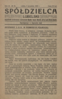 Sp&oacute;łdzielca Lubelski. R. 3, nr 36 (1919)