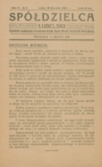 Spółdzielca Lubelski. R. 4, nr 5 (1920)