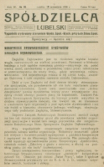 Spółdzielca Lubelski. R. 4, nr 38 (1920)