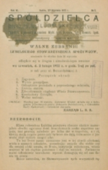 Spółdzielca Lubelski. R. 6, nr 5 (1922)