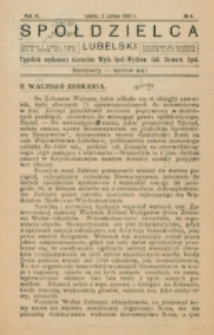 Spółdzielca Lubelski. R. 6, nr 6 (1922)