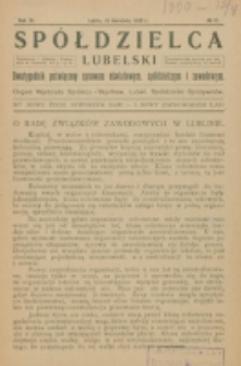 Spółdzielca Lubelski. R. 6, nr 13 (1922)