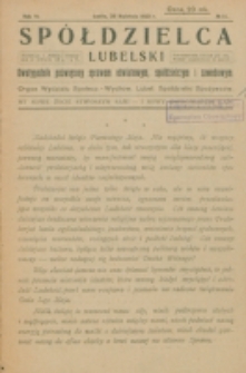 Spółdzielca Lubelski. R. 6, nr 14 (1922)