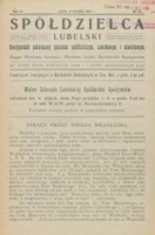Spółdzielca Lubelski. R. 6, nr 30 (1922)