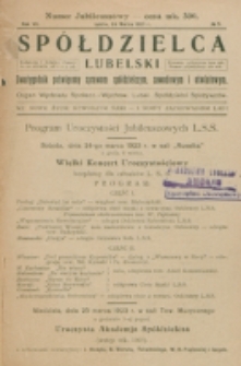 Spółdzielca Lubelski. R. 7, nr 5 (1923)