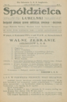 Spółdzielca Lubelski. R. 7, nr 10 (1923)