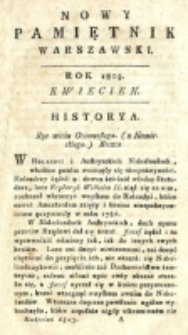 Nowy Pamiętnik Warszawski : [dziennik historyczny, polityczny, tudzież nauk i umiejętności].T. 10 (kwiecień 1803)