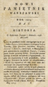 Nowy Pamiętnik Warszawski : [dziennik historyczny, polityczny, tudzież nauk i umiejętności].T. 10 (maj 1803)