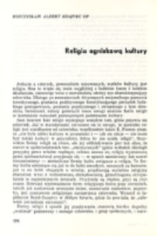 Religia ogniskową kultury / Mieczysław Albert Krąpiec OP.