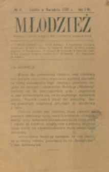 Młodzież : pismo lubelskiej młodzieży szkolnej. Nr 2 (1920)