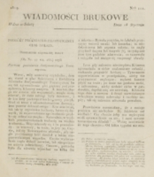 Wiadomości Brukowe. Nr 111 (1819)