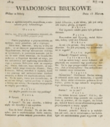 Wiadomości Brukowe. Nr 120 (1819)