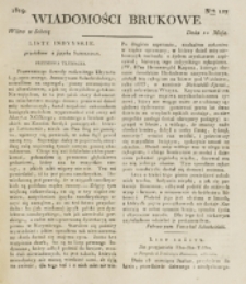 Wiadomości Brukowe. Nr 127 (1819)