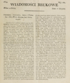 Wiadomości Brukowe. Nr 141 (1819)