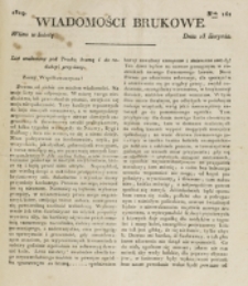 Wiadomości Brukowe. Nr 142 (1819)