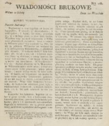 Wiadomości Brukowe. Nr 146 (1819)