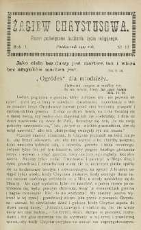 Żagiew Chrystusowa : pismo poświęcone budzeniu życia religijnego. R. 1, no 10 (1925)
