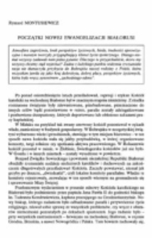 Początki nowej ewangelizacji Białorusi.