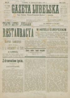 Gazeta Lubelska : pismo rolniczo-przemysłowo-handlowe i literackie. R. 24, nr 141 (1899)