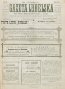 Gazeta Lubelska : pismo rolniczo-przemysłowo-handlowe i literackie. R. 24, nr 174 (1899)