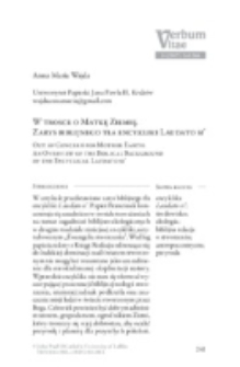 W trosce o Matkę Ziemię. Zarys biblijnego tła encykliki "Laudato si&rsquo;".