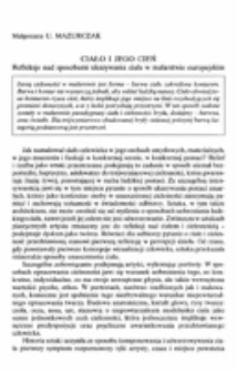 Ciało i jego cień. Refleksje nad sposobami ukazywania ciała w malarstwie europejskim.