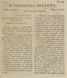 Wiadomości Brukowe. Nr 34 (1817).