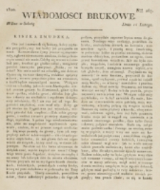 Wiadomości Brukowe. Nr 167 (1820)