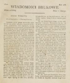 Wiadomości Brukowe. Nr 168 (1820)