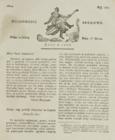 Wiadomości Brukowe. Nr 171 (1820)
