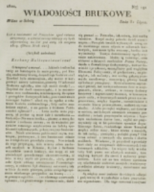 Wiadomości Brukowe. Nr 191 (1820)