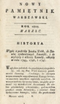 Nowy Pamiętnik Warszawski : [dziennik historyczny, polityczny, tudzież nauk i umiejętności]. T. 17 (marzec 1805)