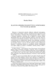 Klauzura mniszek po konstytucji apostolskiej &bdquo;Vultum dei quaerere&rdquo;.