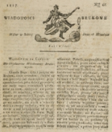 Wiadomości Brukowe. Nr 41 (1817)