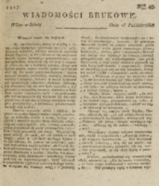 Wiadomości Brukowe. Nr 45 (1817)