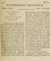 Wiadomości Brukowe. Nr 50 (1817)